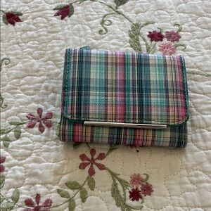 Plaid Multicolor Women's Clutch